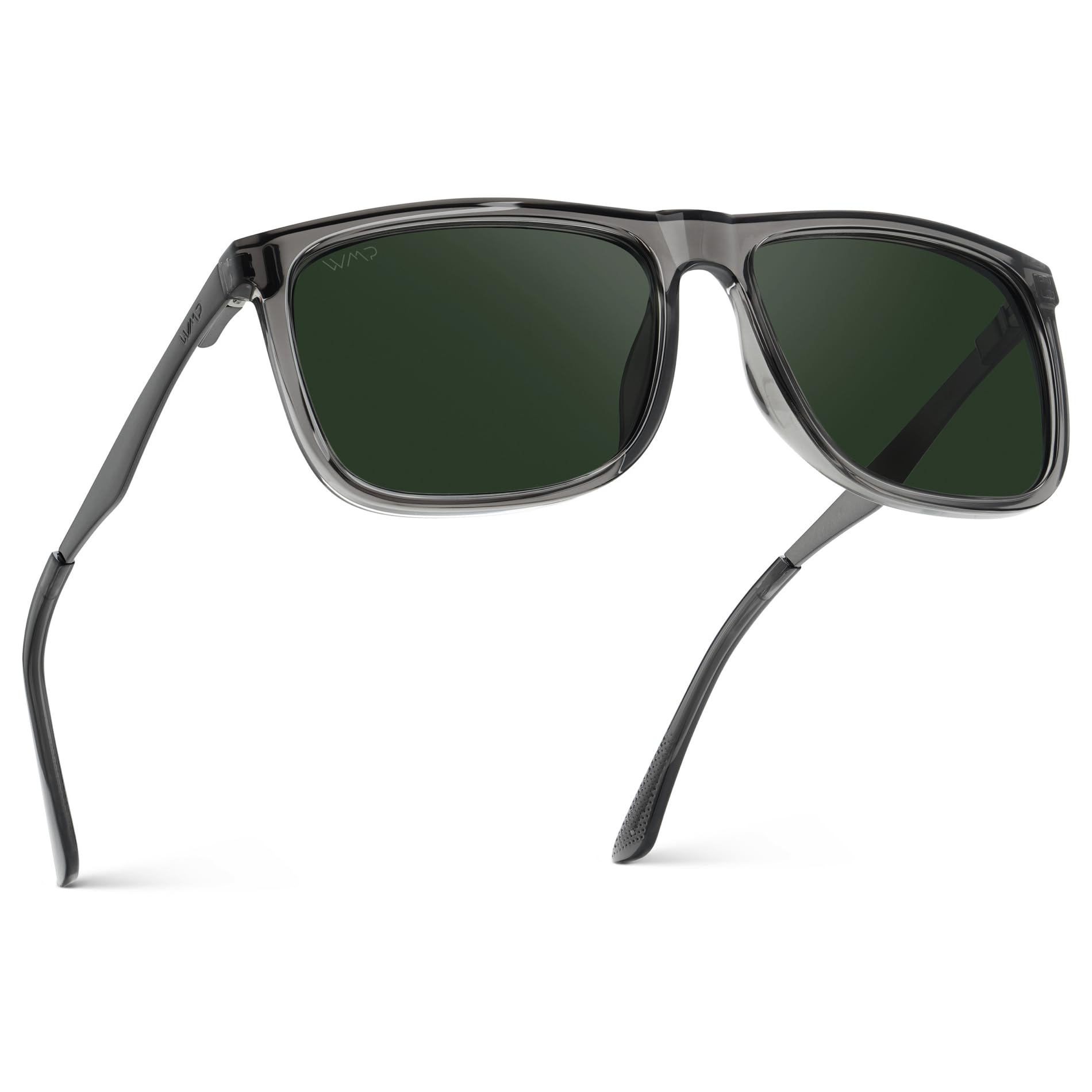 WMP Eyewear - Men's Polarized Flat Top Square Sunglasses